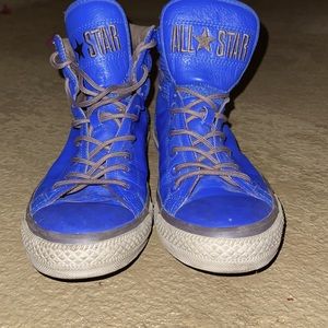 Converse Shoes blue and gray